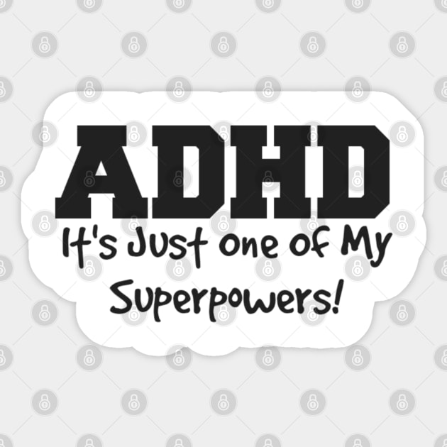 adhd Sticker by Bernesemountaindogstuff